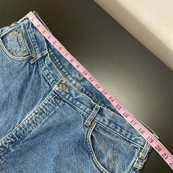 Carhartt Flannel Lined Jeans Size 42X30 Straight Leg Rugged Workwear B21 DST - Picture 10 of 16